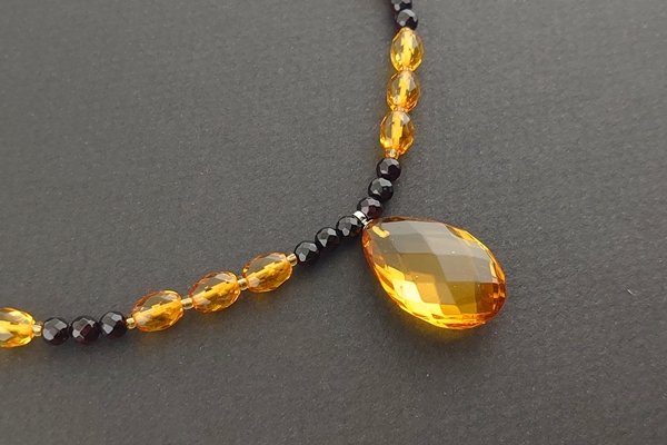 画像1: 琥珀ネックレス (1)