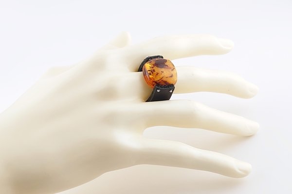 画像6: 琥珀リング (6)