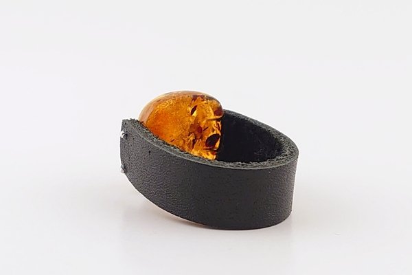 画像4: 琥珀リング (4)