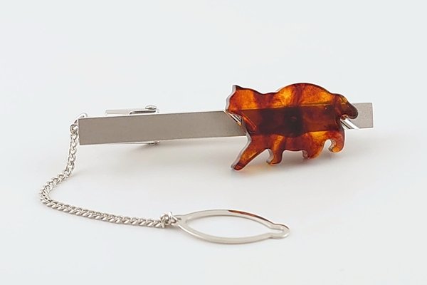 画像1: 琥珀タイピン (1)