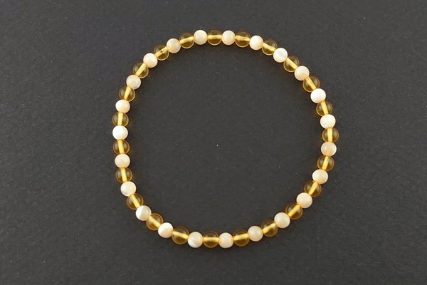 画像1: 琥珀ブレスレット (1)