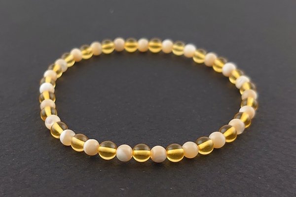 画像2: 琥珀ブレスレット (2)