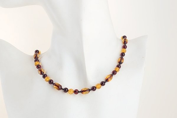 画像7: 琥珀ネックレス (7)