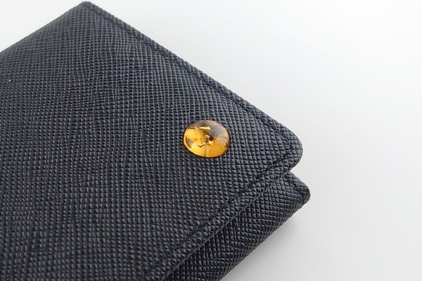 画像2: 琥珀名刺入れ・コニャック (2)