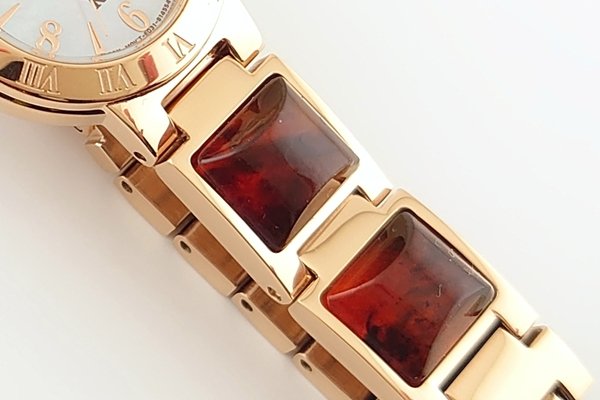 画像4: 久慈産琥珀　ソーラーパワーウォッチ (4)