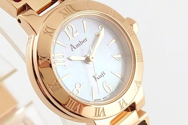 画像3: 久慈産琥珀　ソーラーパワーウォッチ (3)