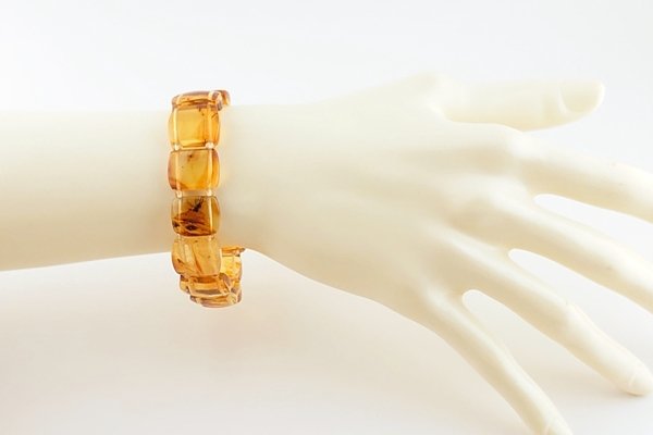 画像9: 虫入り琥珀ブレスレット (9)