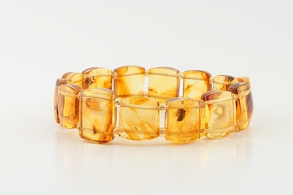 画像3: 虫入り琥珀ブレスレット (3)