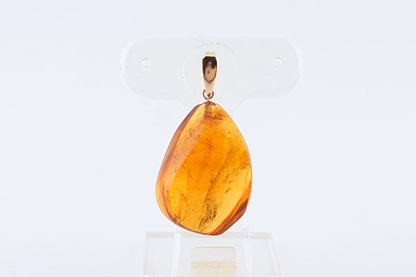 画像1: 久慈産琥珀ペンダント (1)