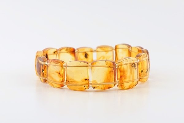 画像6: 虫入り琥珀ブレスレット (6)