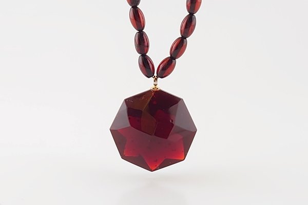 画像3: 琥珀ネックレス (3)