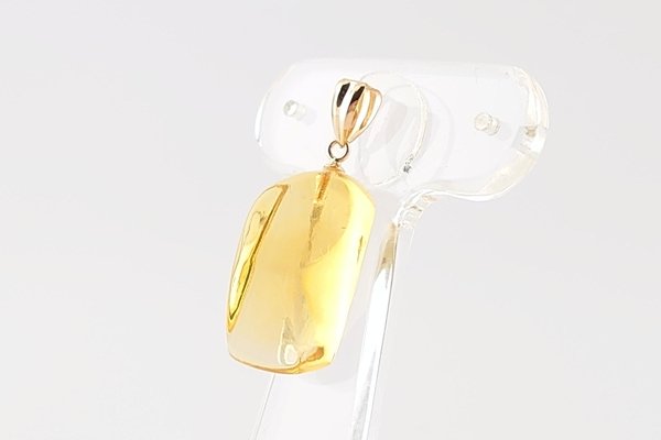 画像5: ブルーアンバーペンダント (5)