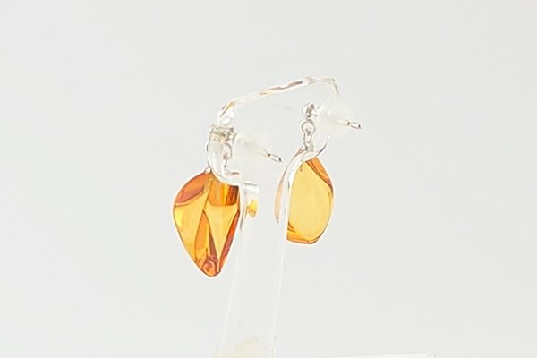 画像5: 琥珀ピアス (5)