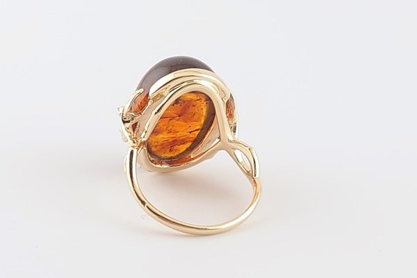 画像5: 【こはくの日フェア】久慈産琥珀リング (5)