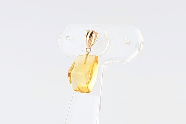 画像5: ブルーアンバーペンダント (5)