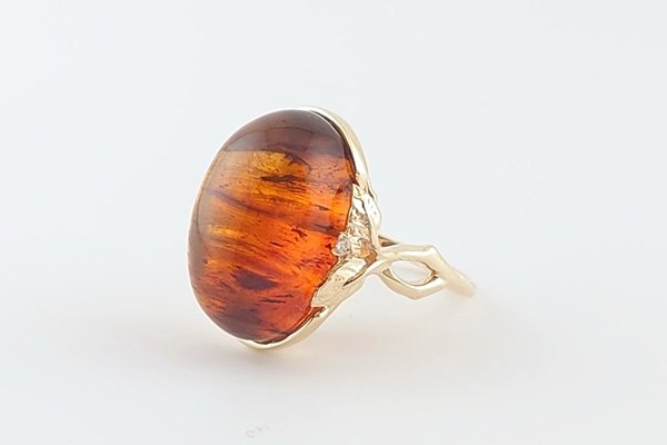 画像3: 【こはくの日フェア】久慈産琥珀リング (3)