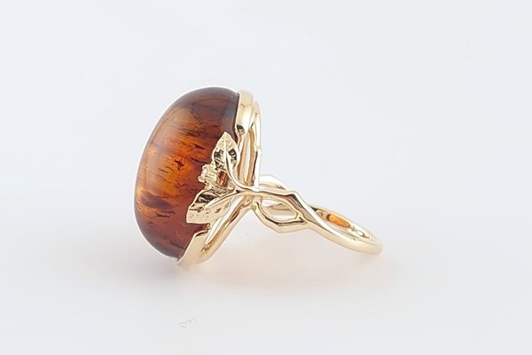 画像4: 【こはくの日フェア】久慈産琥珀リング (4)