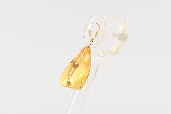 画像6: ブルーアンバーペンダント (6)