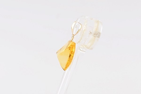 画像6: ブルーアンバーペンダント (6)