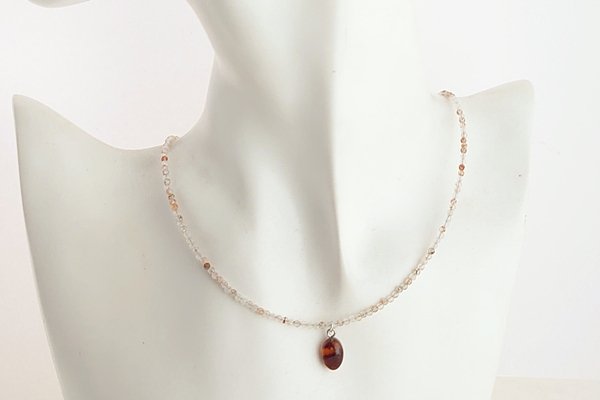 画像5: 久慈産琥珀ネックレス（コッパールチル） (5)