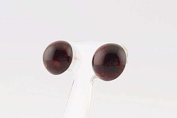 画像2: 久慈産琥珀ピアス (2)