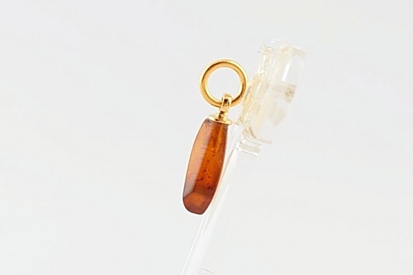 画像3: 久慈産琥珀ペンダント (3)