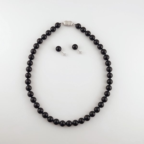 画像1: Amjelogue 2点セット（ネックレス/ピアス） (1)