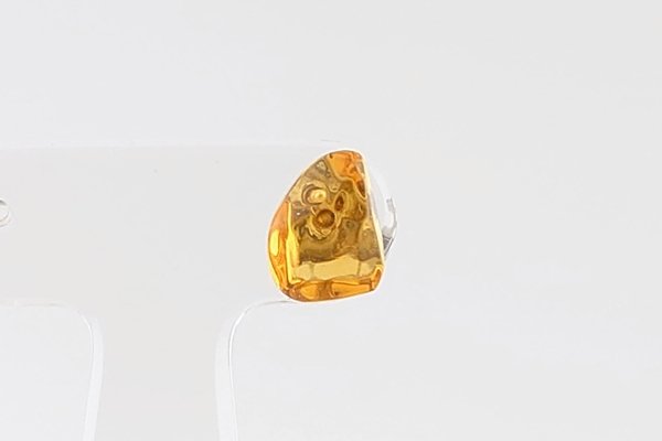 画像2: ［片耳用］久慈産琥珀ピアス (2)