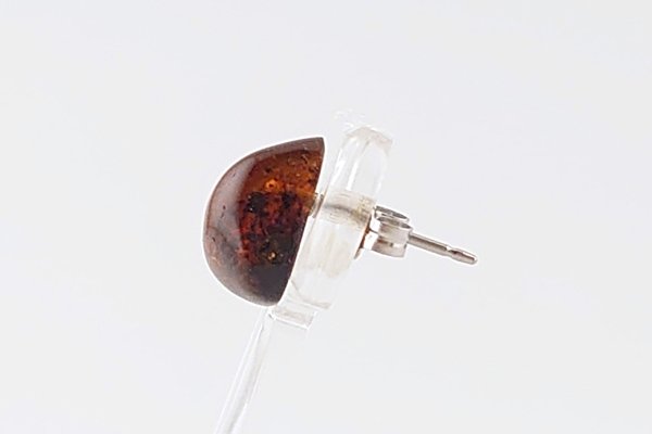 画像3: ［片耳用］久慈産琥珀ピアス (3)