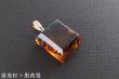 画像4: ブルーアンバーペンダント (4)