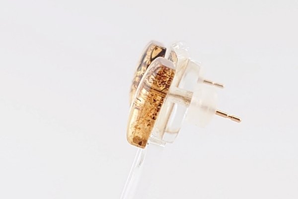 画像6: ブルーアンバーピアス (6)