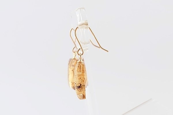 画像5: ブルーアンバーピアス (5)
